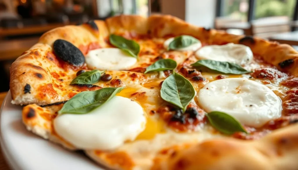 Pupatella's authentic Neapolitan pizza with crispy crust and fresh toppings in Washington DC Pupatella's authentic Neapolitan pizza with crispy crust and fresh toppings in Washington DC