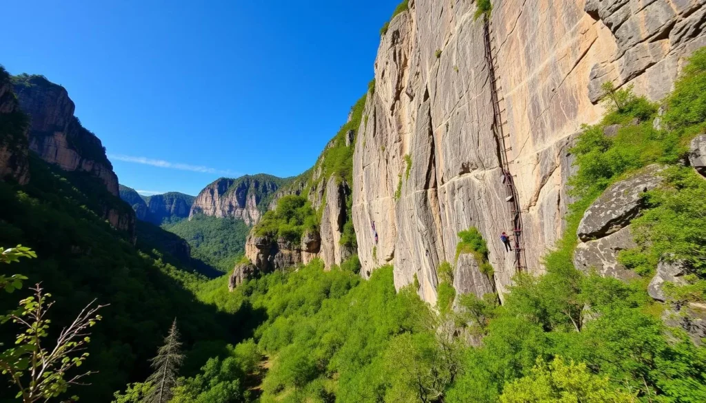 Rock climbing in New River Gorge image