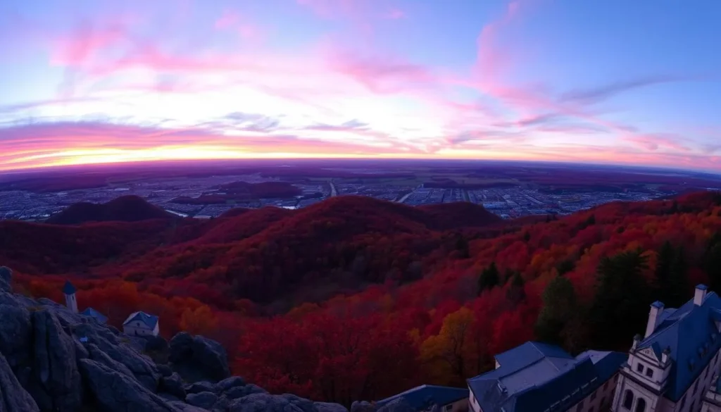 Sainte-Catherine Hill Panoramic View