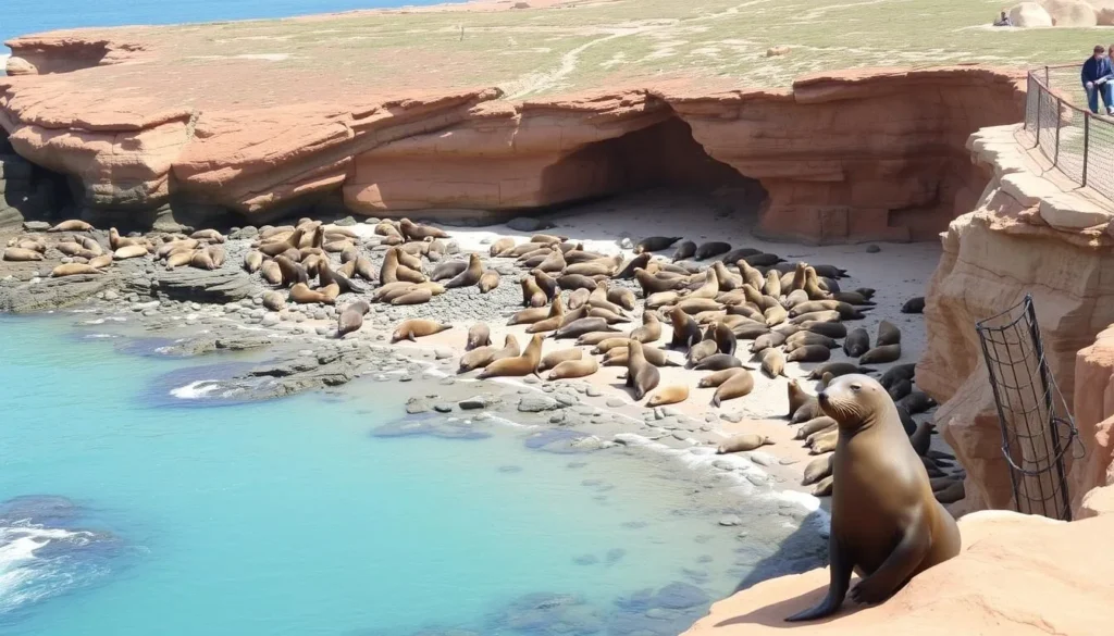Sea lions basking on the shore at Point Labatt Conservation Park on the Eyre Peninsula South Australia things to do Sea lions basking on the shore at Point Labatt Conservation Park on the Eyre Peninsula South Australia things to do