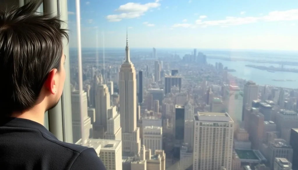 See the NYC skyline from Top of the Rock See the NYC skyline from Top of the Rock