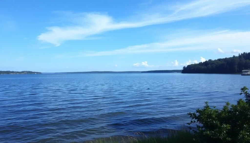 Serene Lake Jackson scenery with a tranquil atmosphere