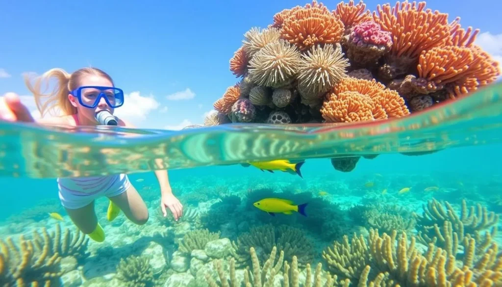 Snorkeling tour at Coral Gardens Reef, Turks & Caicos