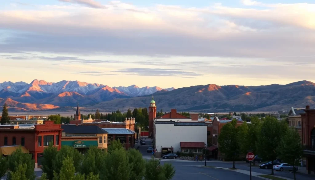 Stanley Idaho town scene