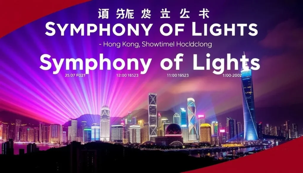 Symphony of Lights Hong Kong show times image