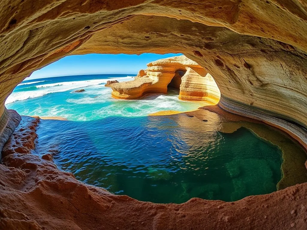 Talia Caves and rock pools on the Eyre Peninsula South Australia things to do