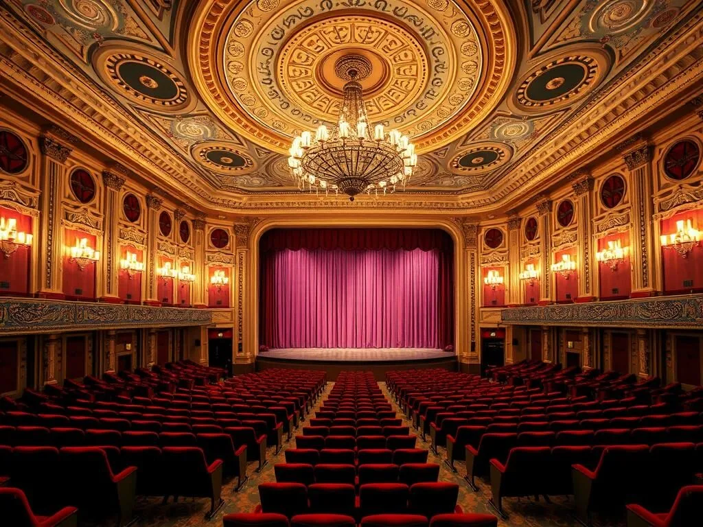 The Bushnell Performing Arts Center interior in Hartford Connecticut The Bushnell Performing Arts Center interior in Hartford Connecticut