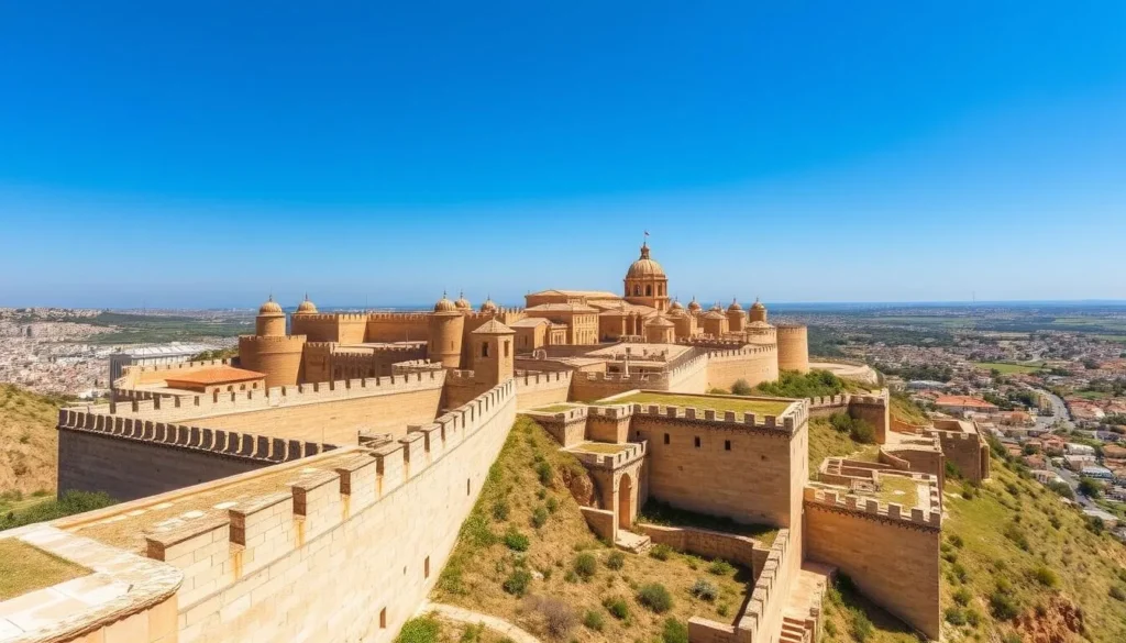 The Citadel (Cittadella) in Victoria, Gozo, Malta, with its impressive fortified walls and panoramic views of the island The Citadel (Cittadella) in Victoria, Gozo, Malta, with its impressive fortified walls and panoramic views of the island