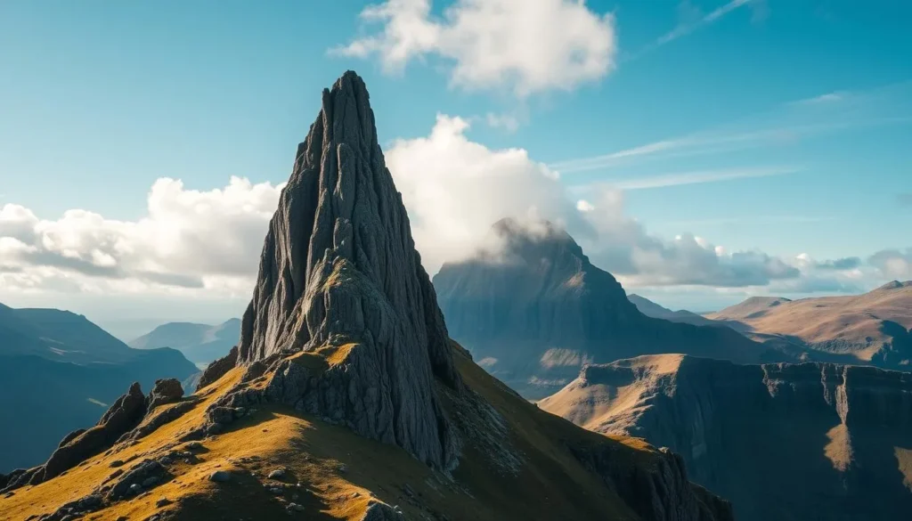 The Old Man of Storr rock formation on Isle of Skye, one of the most popular Isle of Skye things to do