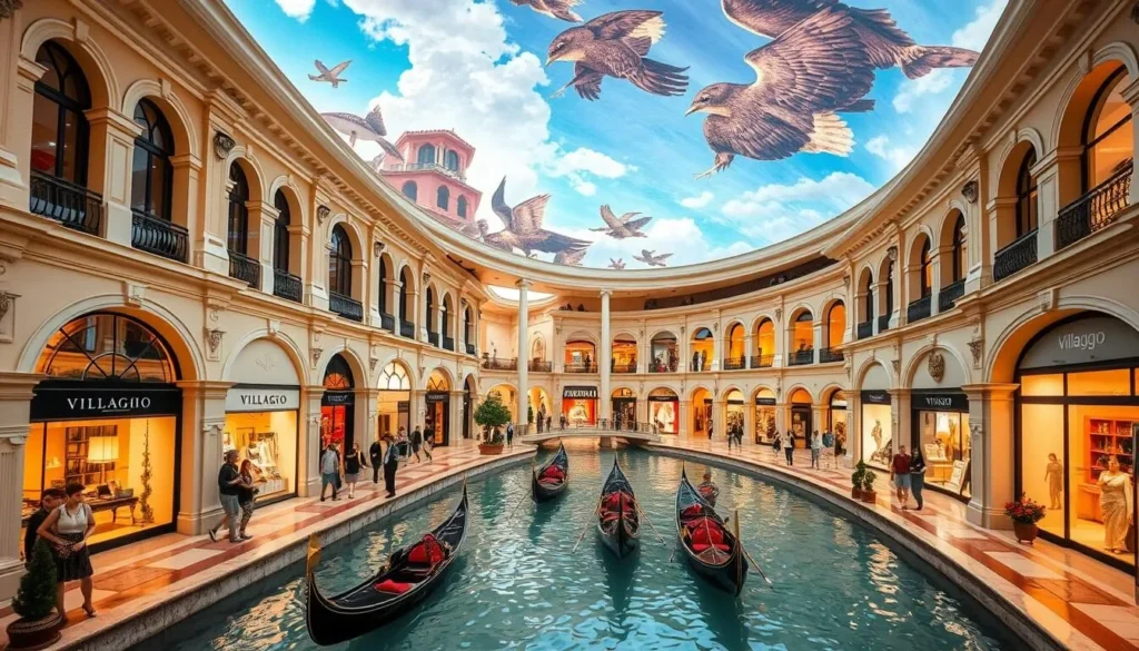 The Venetian-inspired Villaggio Mall with indoor canal and gondolas, among Qatar's best shopping things to do
