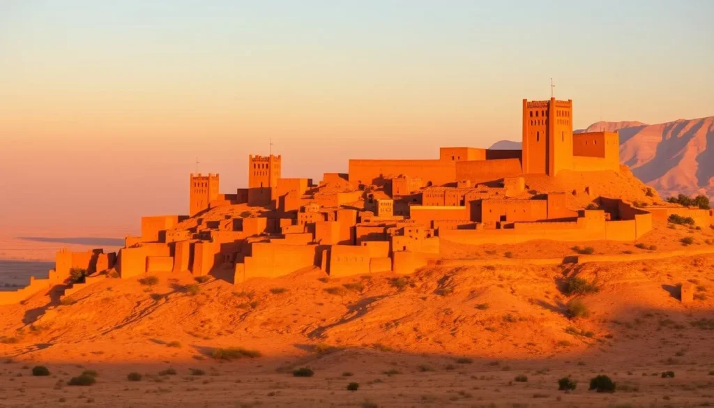 The ancient ksar of Ait Ben Haddou, a UNESCO World Heritage site and one of Morocco's best historical attractions