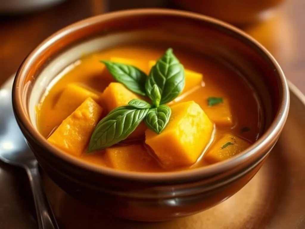 The famous pumpkin curry at Thai X-ing restaurant in Washington DC