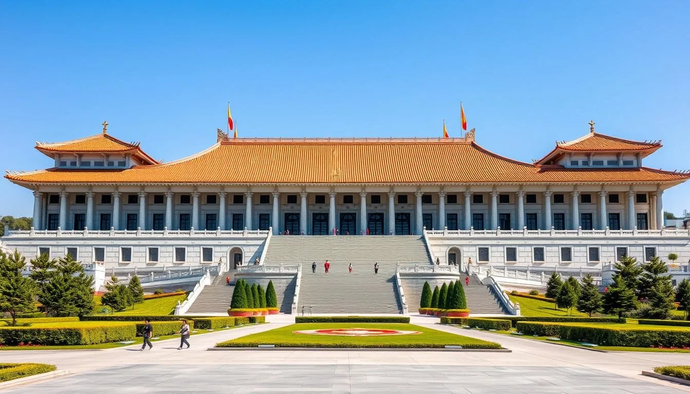 The grand Kumsusan Palace of the Sun in Pyongyang, North Korea things to do