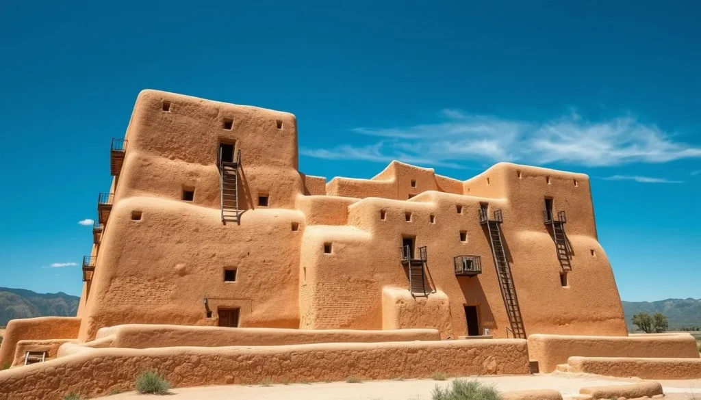 The historic Taos Pueblo in New Mexico, one of the best things to do in the United States The historic Taos Pueblo in New Mexico, one of the best things to do in the United States