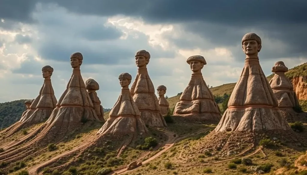 The unusual rock formations of Đavolja Varoš (Devil's Town) in southern Serbia The unusual rock formations of Đavolja Varoš (Devil's Town) in southern Serbia