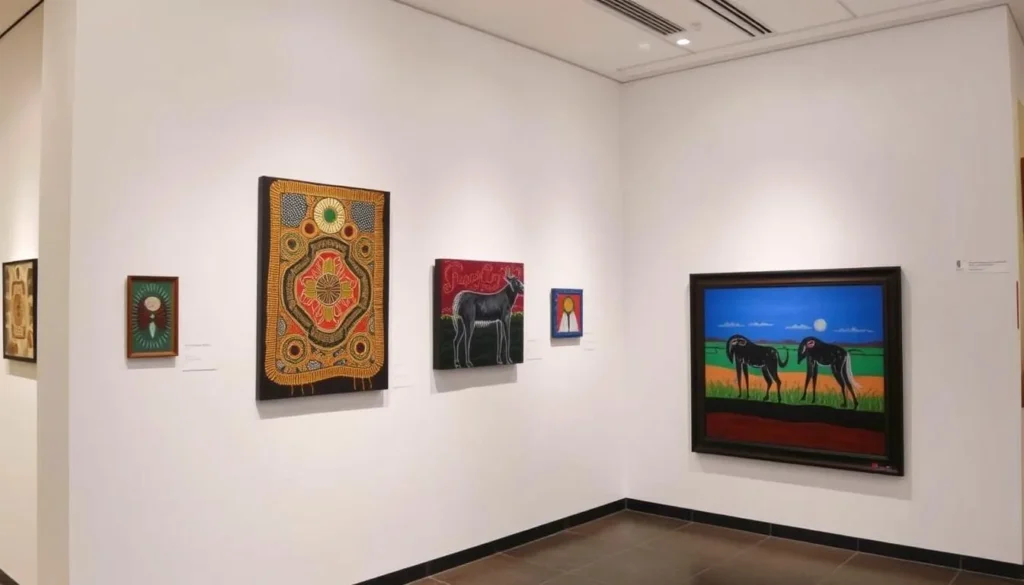 Todd Mall Art Galleries displaying Aboriginal art