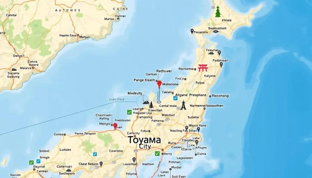 Toyama City Japan location map
