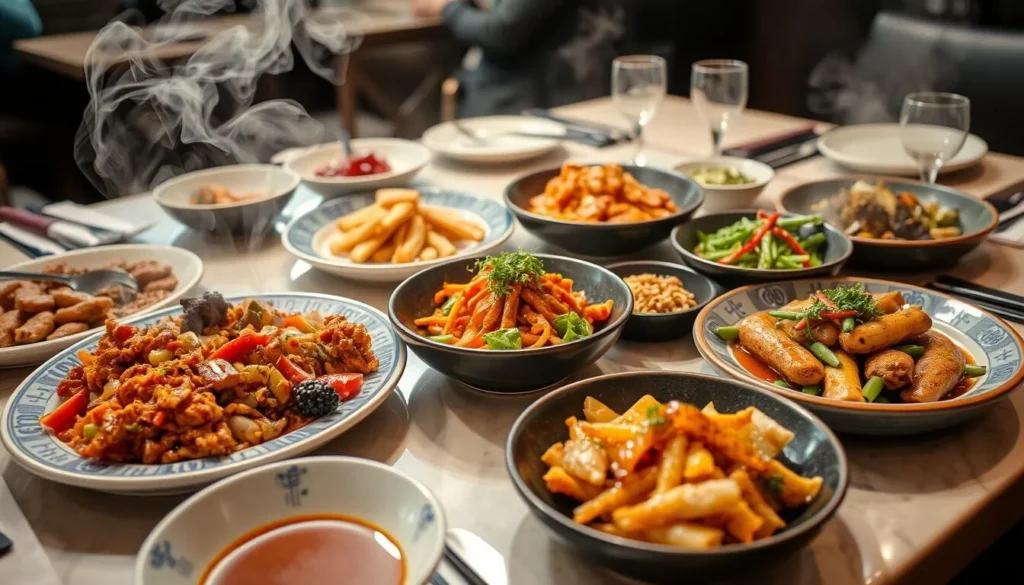 Traditional Sichuan dishes served alongside innovative fusion creations at Chang Chang restaurant