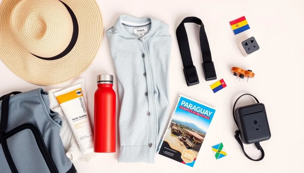 Traveler packing essentials for a trip to Paraguay Traveler packing essentials for a trip to Paraguay