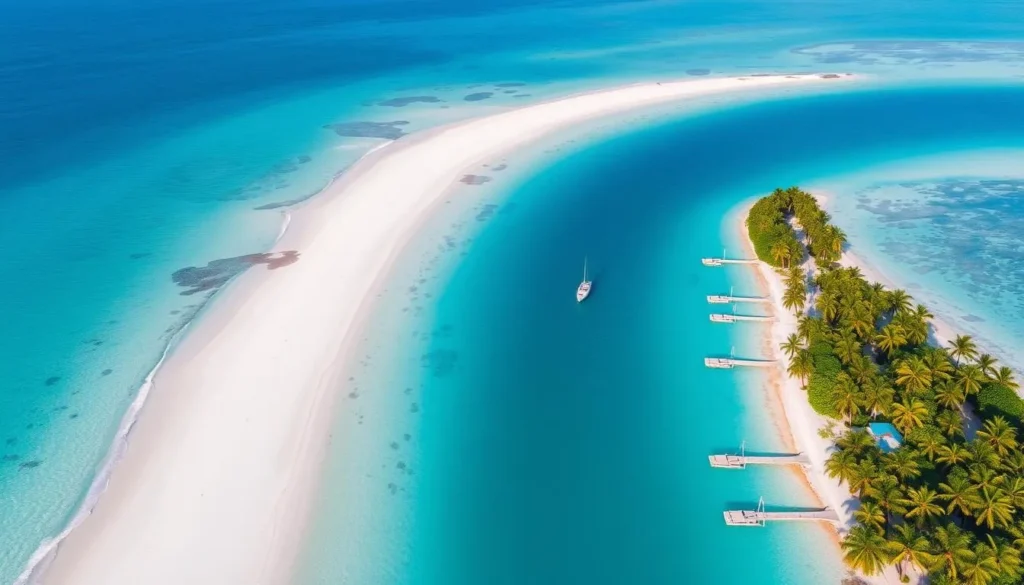 Turquoise waters and white sand beaches of the Rosario Islands near Cartagena Turquoise waters and white sand beaches of the Rosario Islands near Cartagena