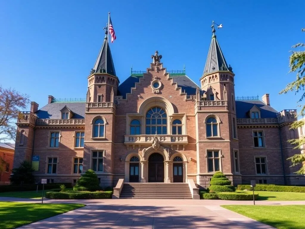 Wadsworth Atheneum Museum of Art exterior in Hartford Connecticut Wadsworth Atheneum Museum of Art exterior in Hartford Connecticut