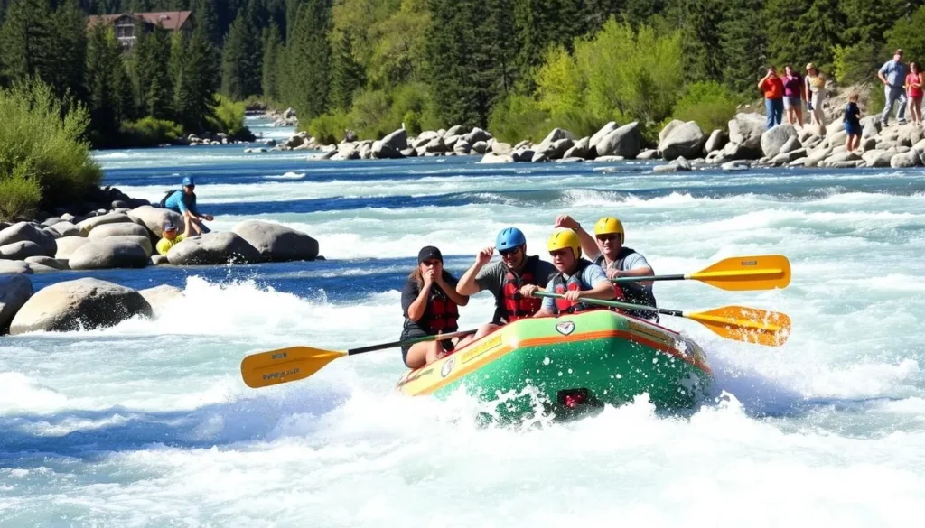 Whitewater rafting on the Payette River