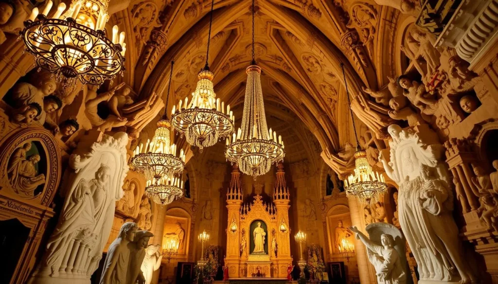 Wieliczka Salt Mine's stunning underground chapel carved entirely from salt