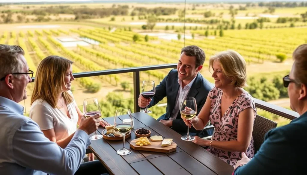 Wine tasting at Banrock Station Wine and Wetland Centre in the Murraylands Region South Australia