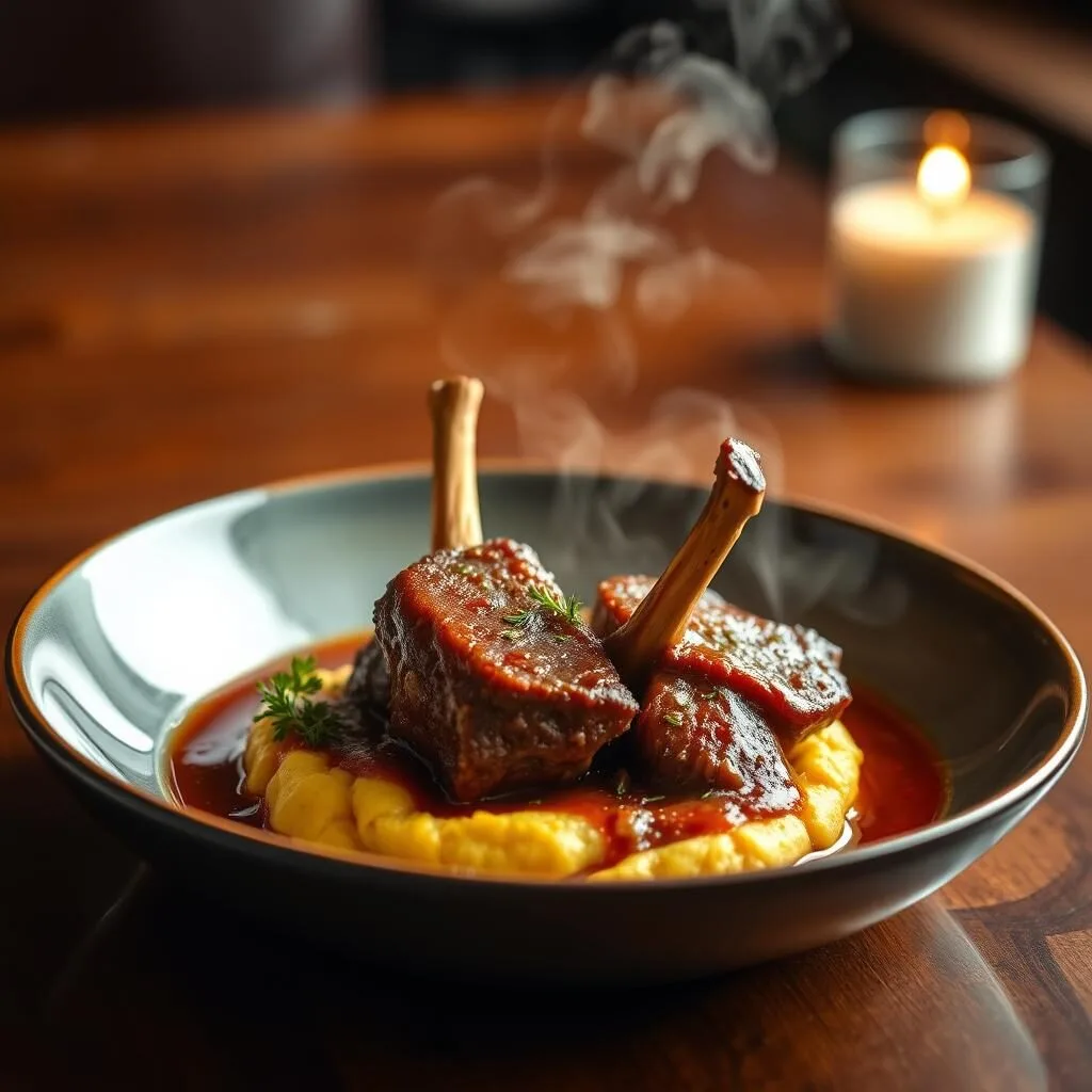 Winter Italian dish with braised meats in Washington DC