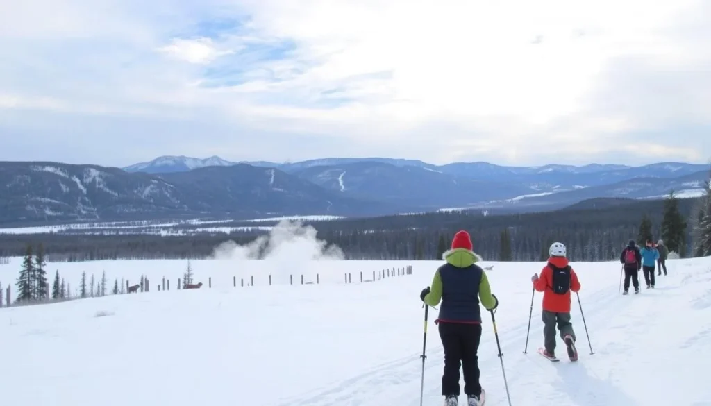 Yellowstone winter activities