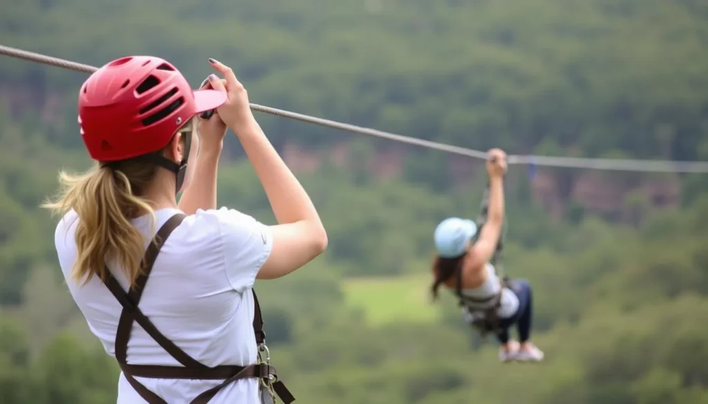 Ziplining tour at Margarita Adventures in Santa Margarita Ranch
