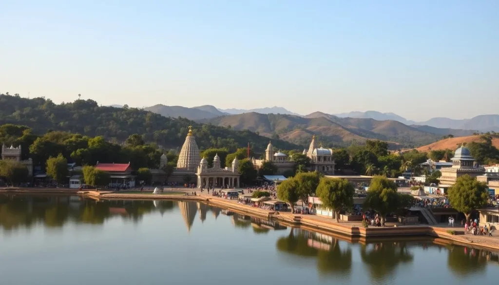 A lush, verdant landscape in Warangal, Telangana, bathed in warm, golden sunlight. In the foreground, a serene lake reflects the surrounding hills and temples, with majestic ancient structures dotting the horizon. People stroll along the banks, taking in the tranquil atmosphere. The middle ground features colorful local markets and bustling street scenes, showcasing the vibrant culture. In the background, rolling hills and a clear blue sky create a picturesque scene, perfect for exploring the region's rich history and natural beauty. Capture the essence of the best time to visit Warangal, a harmonious blend of heritage and natural wonder. A lush, verdant landscape in Warangal, Telangana, bathed in warm, golden sunlight. In the foreground, a serene lake reflects the surrounding hills and temples, with majestic ancient structures dotting the horizon. People stroll along the banks, taking in the tranquil atmosphere. The middle ground features colorful local markets and bustling street scenes, showcasing the vibrant culture. In the background, rolling hills and a clear blue sky create a picturesque scene, perfect for exploring the region's rich history and natural beauty. Capture the essence of the best time to visit Warangal, a harmonious blend of heritage and natural wonder.