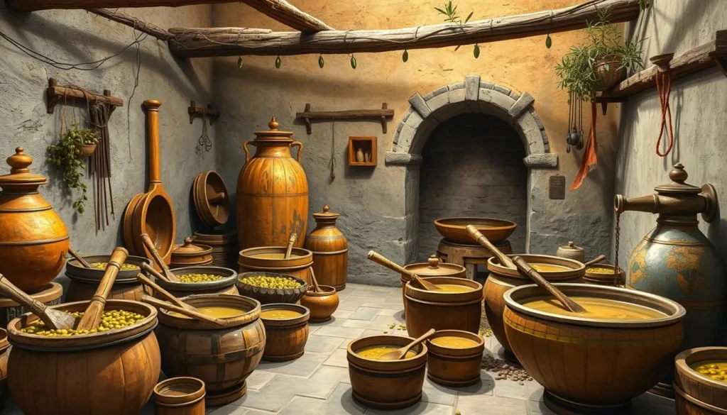 Al Bad Museum olive oil production