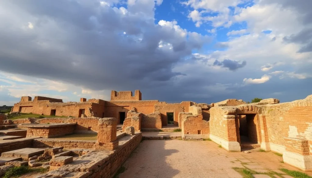 An ancient archaeological site with historical significance