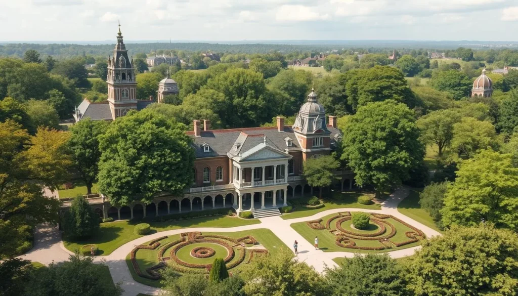 An image of Nonsuch Park's historical landscape
