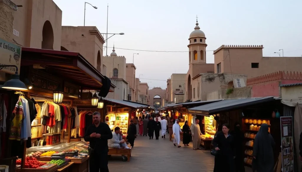 An image of Qatif's historic souq