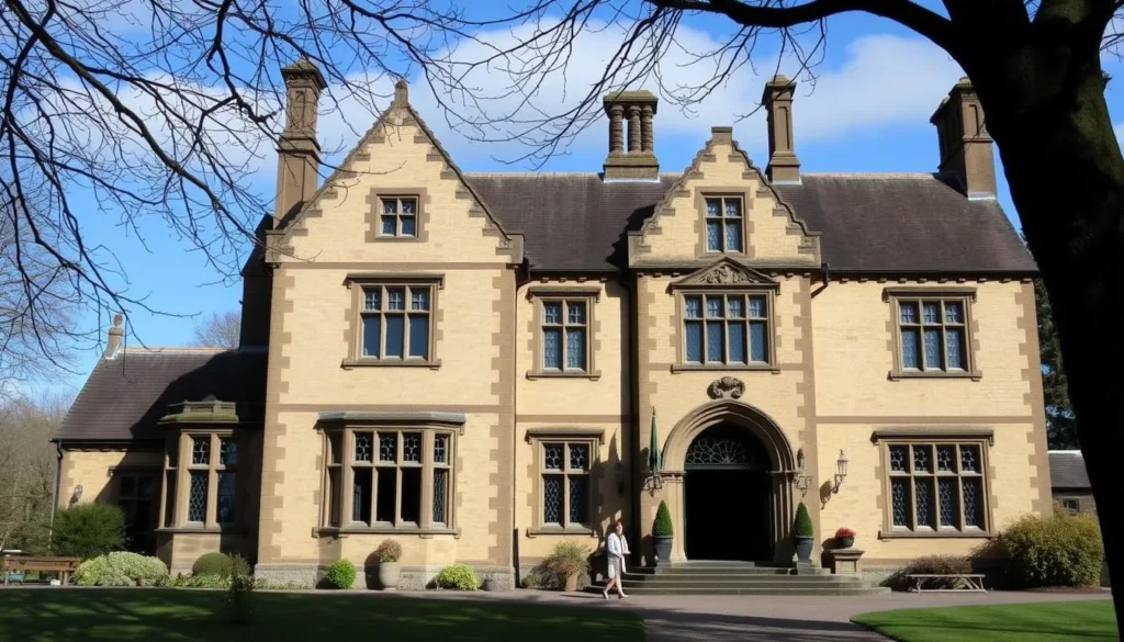 An image of Shibden Hall in Halifax, a historic house museum showcasing the life and times of Anne Lister