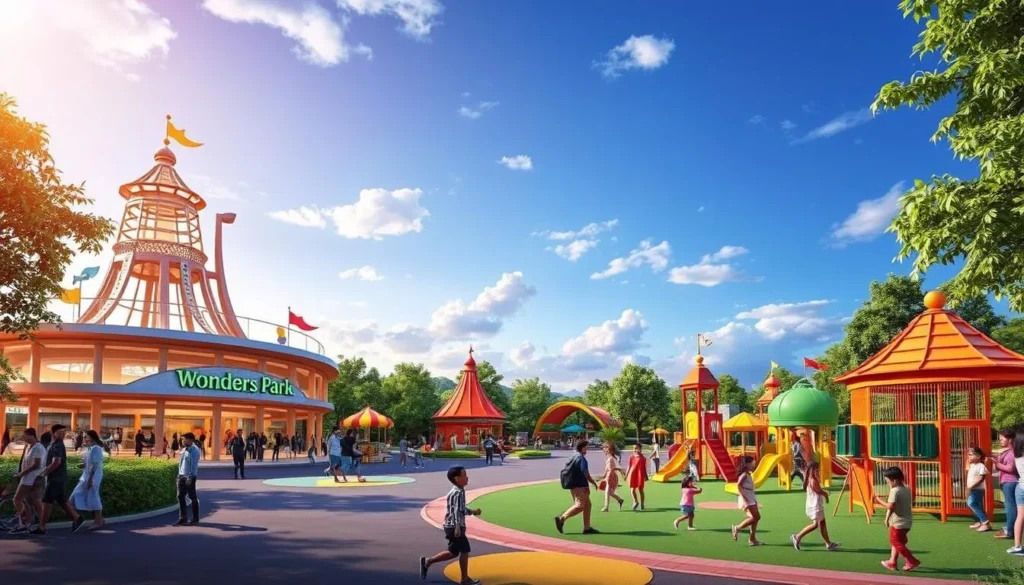 An image of Wonders Park, Nerul, highlighting its unique attractions and children's play area.