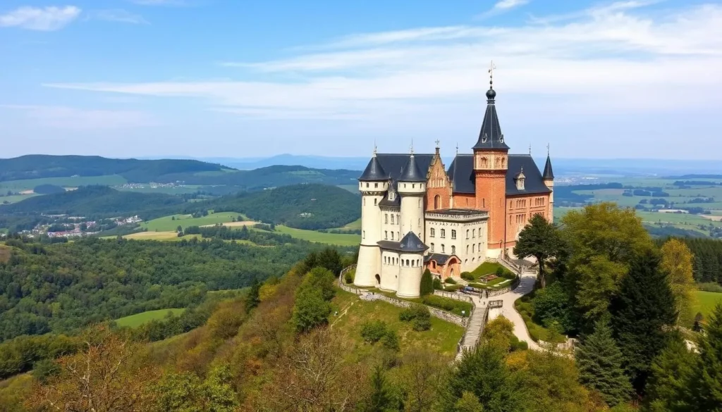 An image of a majestic castle in South Moravia