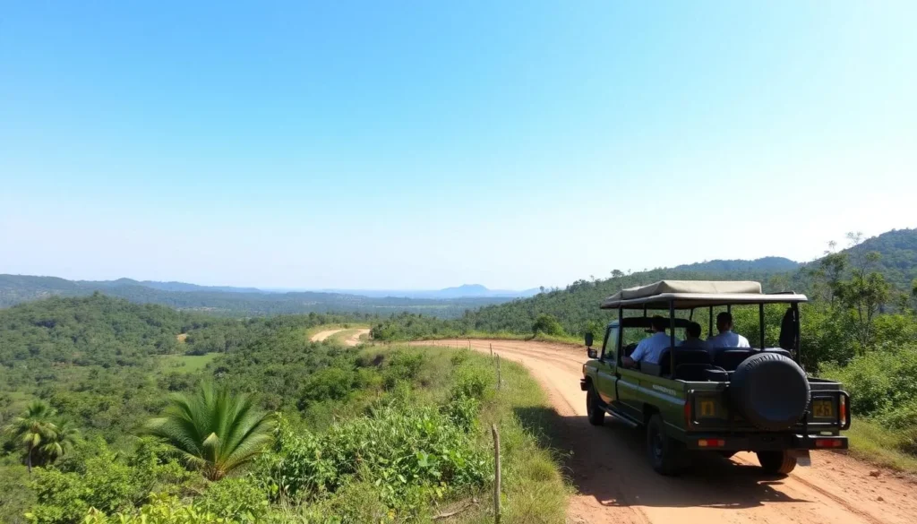 An image of a safari vehicle at Neyyar Wildlife Sanctuary
