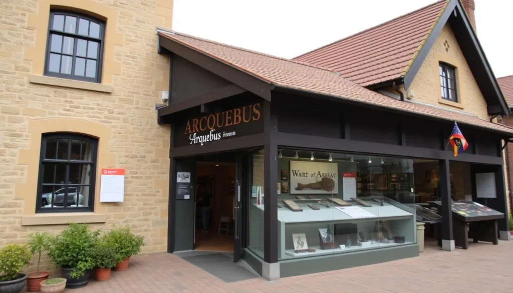An image of the Arquebus War History Museum's exhibit or exterior.
