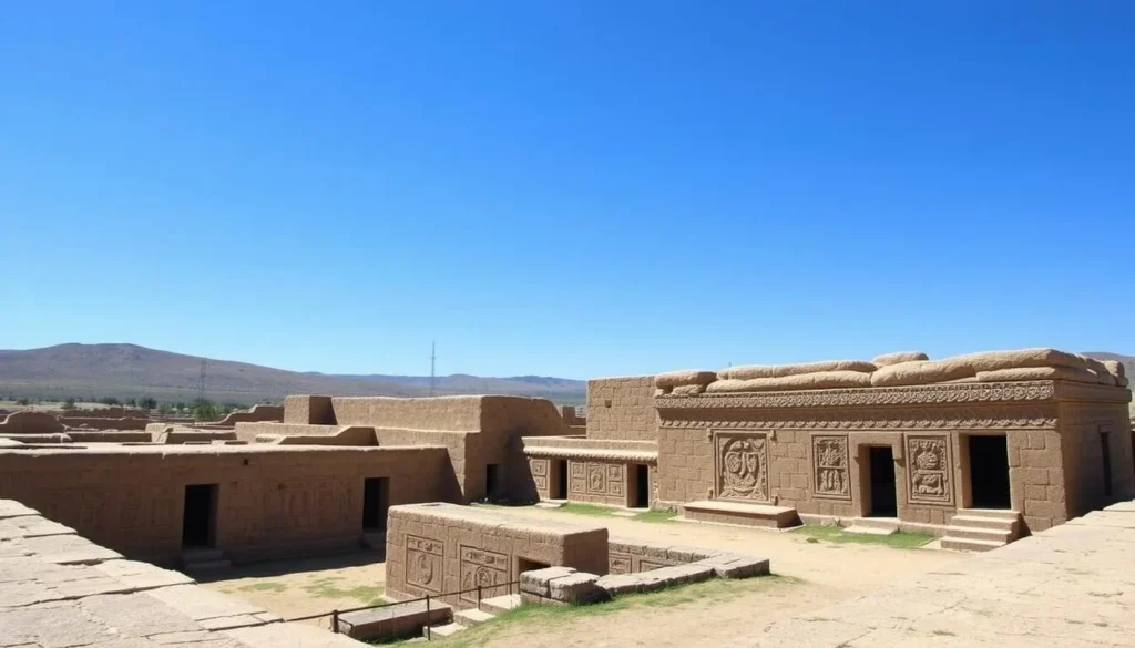 An image of the Chan Chan ruins in Trujillo, Peru