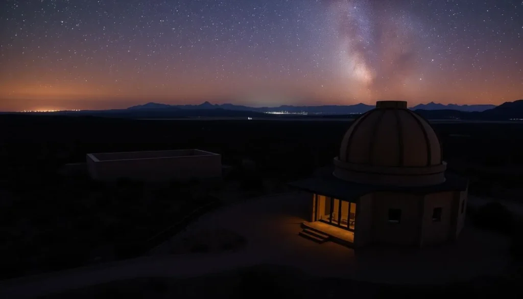 An image of the El Infiernito astronomical observatory