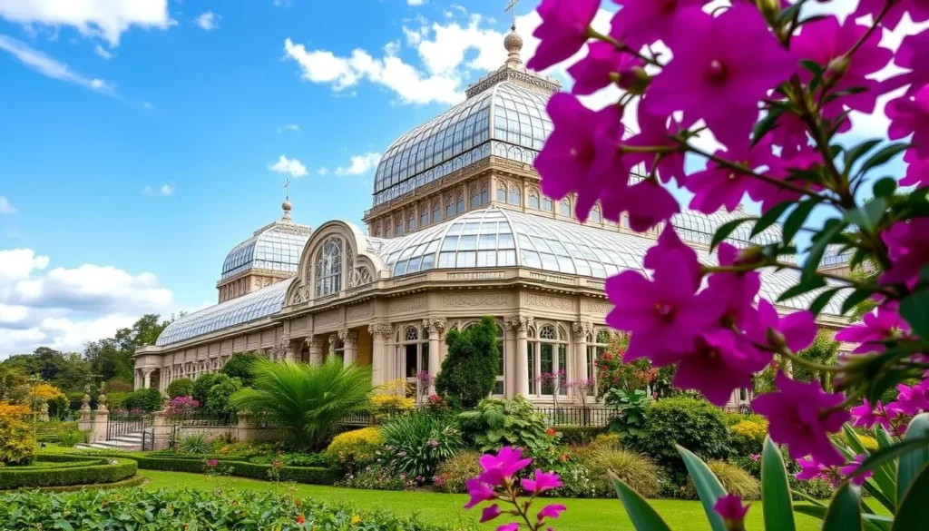 An image of the Great Conservatory at Kew Gardens