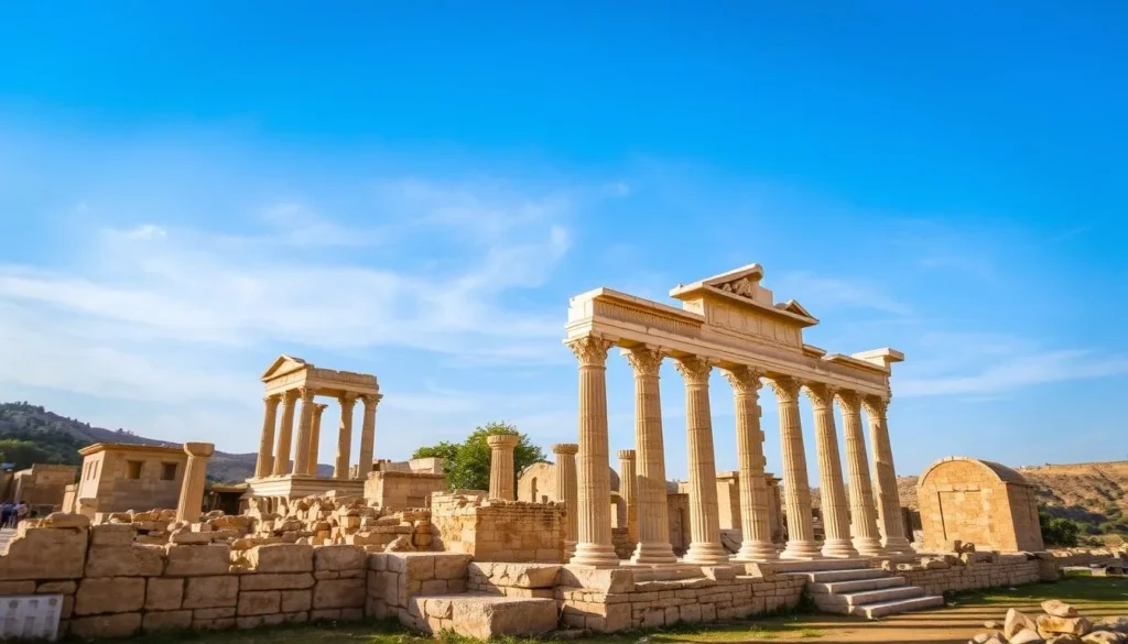 An image of the Jerash Ruins, showcasing the ancient city's architecture and historical significance.