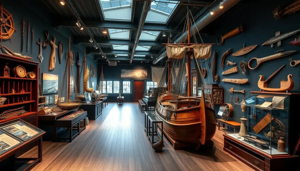 An image of the Stiftelsen Västerviks Museum's maritime exhibit