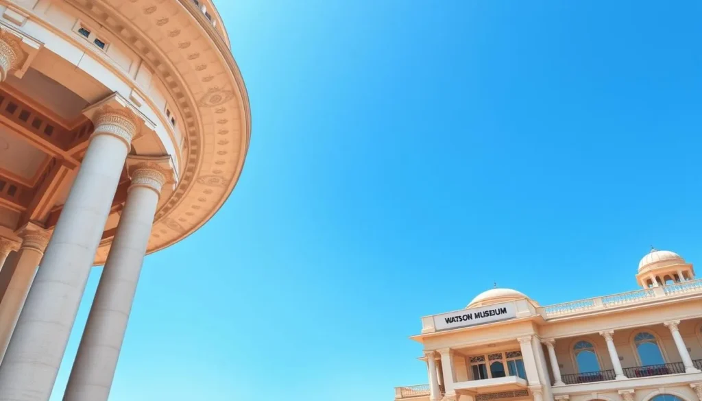 An image of the Watson Museum and Lang Library in Rajkot.