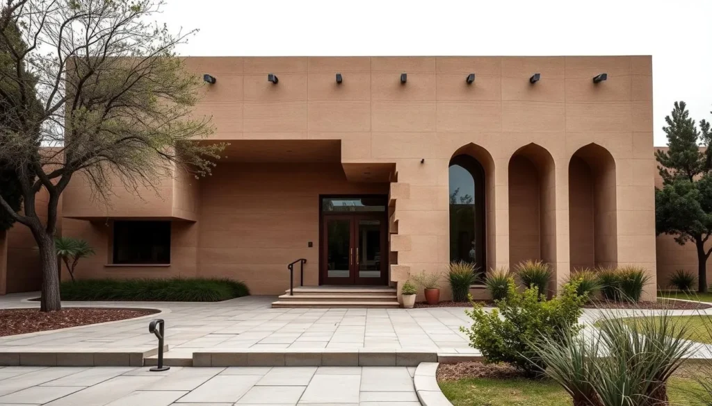 An image of the Zahedan Museum's facade, showcasing its architectural style and surroundings.