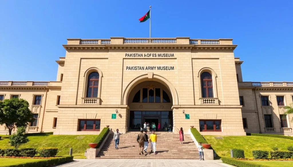 Army Museum Rawalpindi Pakistan displaying military artifacts and history