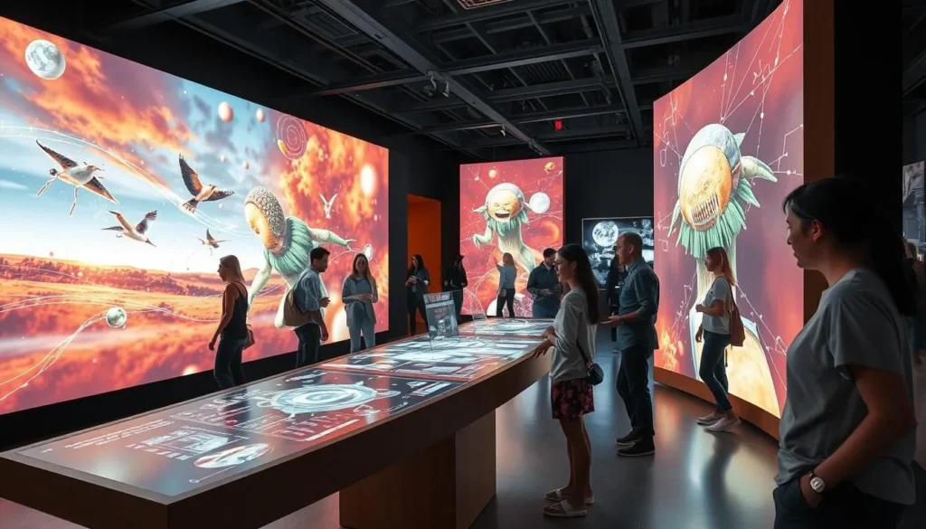 Artsdepot's interactive installation "Touchpoints"